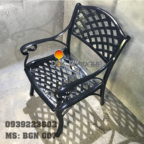Bàn ghế nhôm đúc sân vườn BGN 007